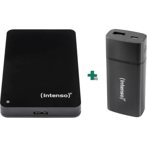 INTENSO Memory Case Portable USB 3.0 HDD 5TB 2.5" Μαύρο + Powerbank Intenso PM5200 image 0