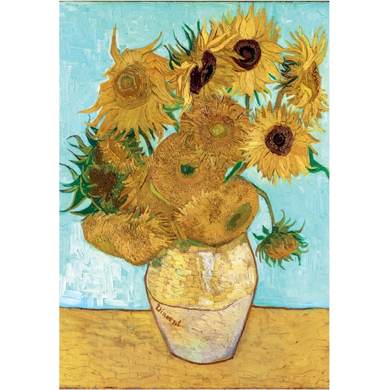Παζλ Clementoni Museum Collection Vincent van Gogh: Βάζο με 15 Ηλιοτρόπια (1000 Κομμάτια) image 1