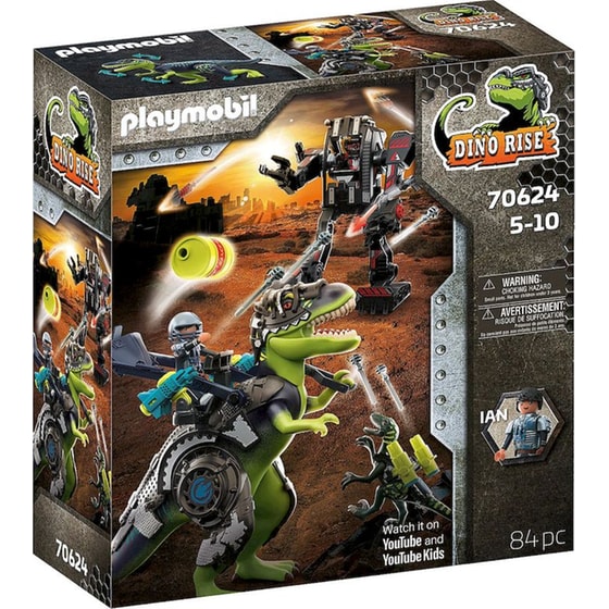 PLAYMOBIL® Dino Rise T-Rex: Η Μάχη των Γιγάντων (70624) image 0