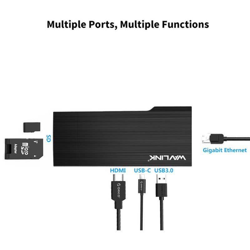 WAVLINK Docking Station Wavlink Usb3.1 Type-c Travel Mini