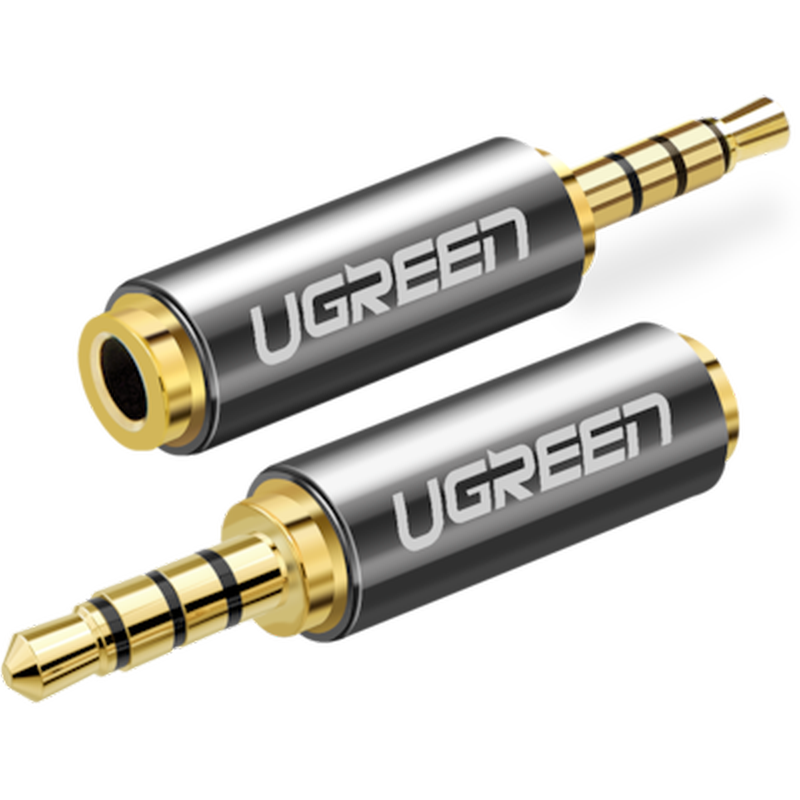 OEM Ugreen 3.5mm Female To 2.5mm Male Adapter - Grey