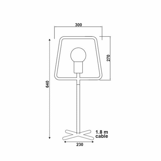 Πορτατίφ Aca V362491tw Μεταλλικό 30x64 cm - Λευκό image 1