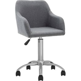 Καρέκλα Γραφείου Nextdeco Jasper 13824-03 Υφασμάτινη - Γκρι