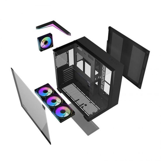Κουτί Desktop darkFlash TH285 - Μαύρο image 6