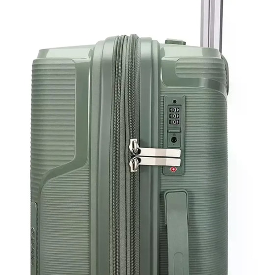 Βαλίτσα&nbsp;Μεσαία&nbsp;Amber&nbsp;Λαδί&nbsp;65cm image 6