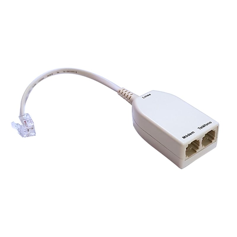 Powertech Splitter ADSL-05 Γκρι φωτογραφία