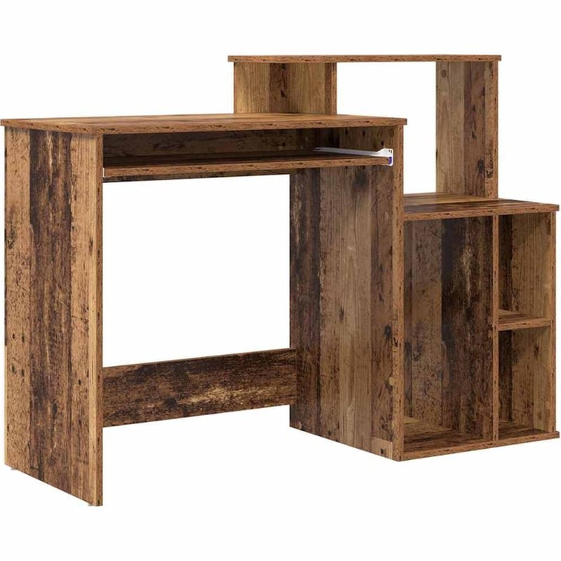 Γραφείο VidaXL από Επεξεργασμένο Ξύλο 120,5x44x88,5 cm - Παλιό Ξύλο