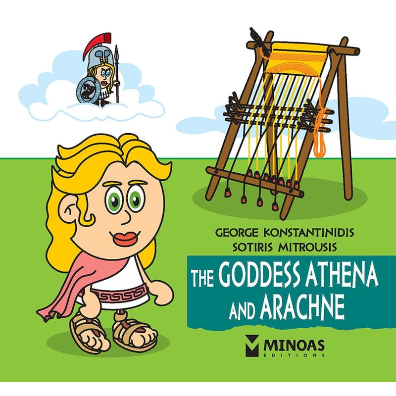 The goddess Athena and Arachne