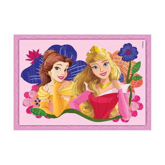 Παιδικό Παζλ Clementoni 4 In 1 Supercolor Disney Πριγκίπισσες (72 Κομμάτια) image 4