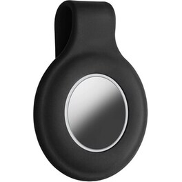 Kw Clip Holder Θήκη Κλιπ Σιλικόνης Apple Airtag Black (55732.01)