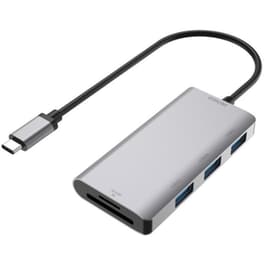 USB Hub Deltaco HUB200 USB 3.0 Type-C με  4 θύρες - Ασημί