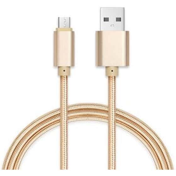 Καλώδιο δεδομένων Oem A2 Usb to Micro Usb 2m - Gold image 0
