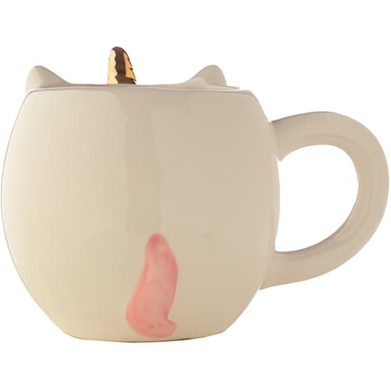 Κούπα Puckator Rainbow Unicorn Κεραμική 560 ml - Ροζ/Λευκή image 4