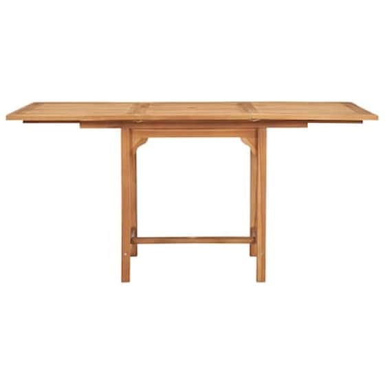 Σετ Τραπεζαρία Κήπου Vidaxl από Ξύλο Teak 5 Τμχ - Μαύρο image 5