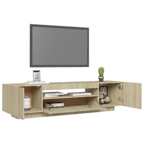 Έπιπλο Τηλεόρασης VidaXLαπό Μοριοσανίδα 160x35x40 cm - Μπεζ image 6