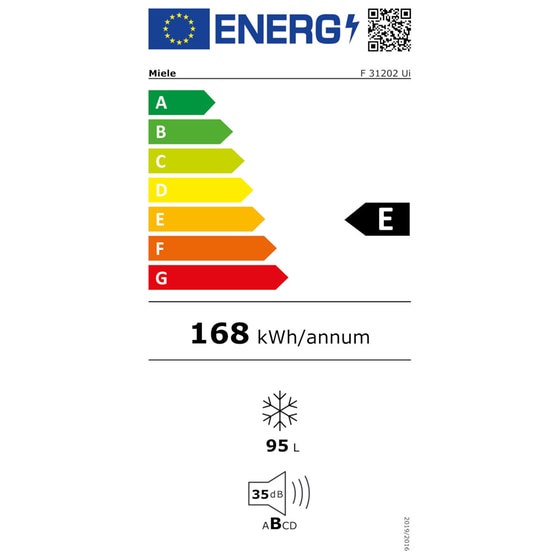 MIELE F 31202 UI Super Frost 95 Lt με ComfortFrost Εντοιχιζόμενος Καταψύκτης Όρθιος image 2