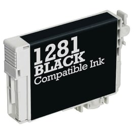 Συμβατό Epson T1281 Μαύρο Μελάνι Εκτυπωτή C13t12814010