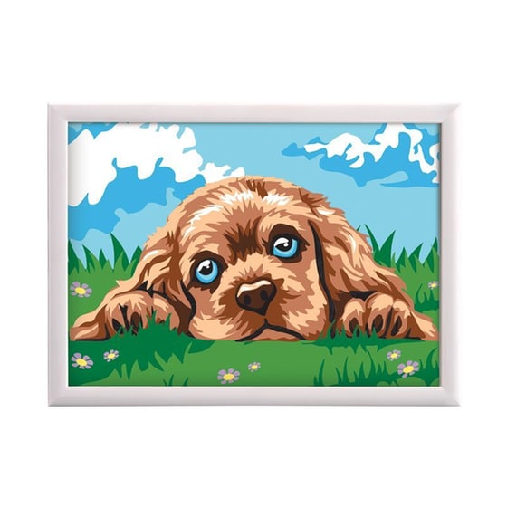 AS Company Paint & Frame Ζωγραφίζω Με Αριθμούς Loving Puppy image 4