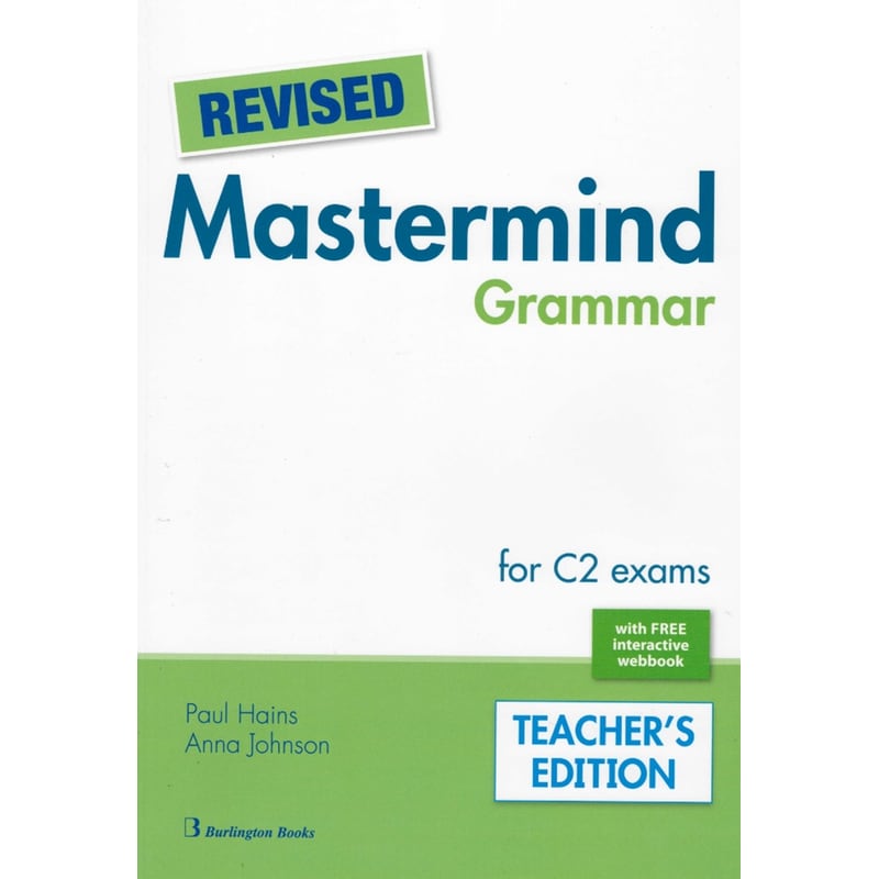 Revised Mastermind Grammar Teachers Book