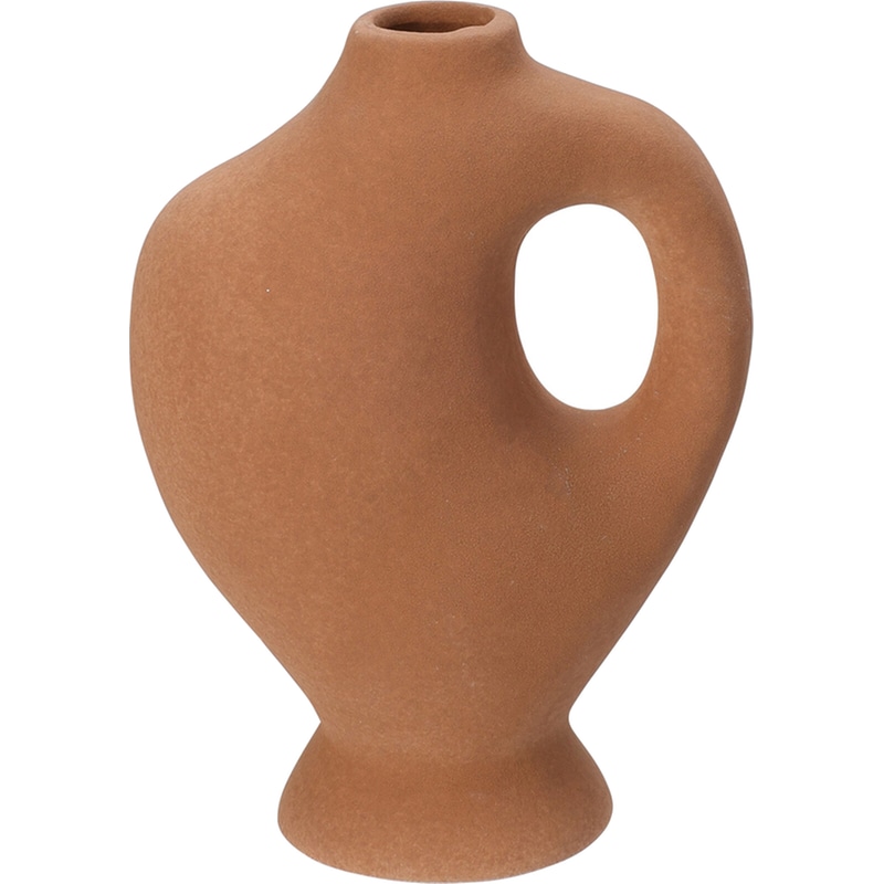 Διακοσμητικό Βάζο Spitishop Κεραμικό 8.4x16.2cm - Πορτοκαλί