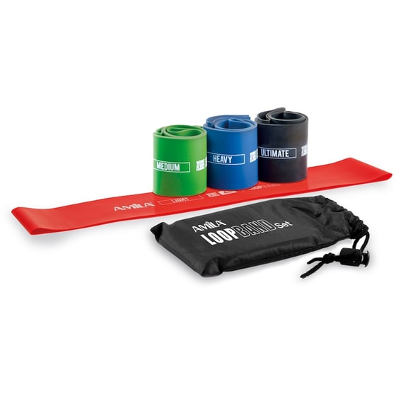 Σετ Λάστιχα Γυμναστικής Amila Small Loop 4τμχ - Πολύχρωμο image 0