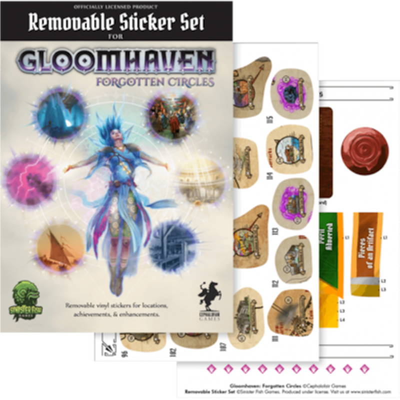 Gloomhaven: Forgotten Circles – Removable Sticker Set