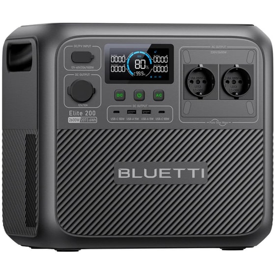Bluetti Power Station Elite 200 V2 2.073,6Wh - Μαύρο image 1