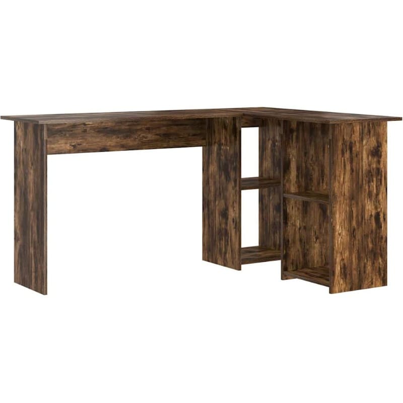 Γραφείο VidaXL από Επεξεργασμένο Ξύλο 142x102x73 cm - Καπνιστή Δρυς