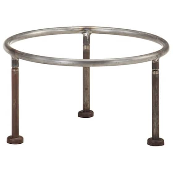 VIDAXL Τζάκι Εξωτερικού Χώρου Ø40x30cm Ρουστίκ από Σίδηρο - Πολύχρωμο image 5