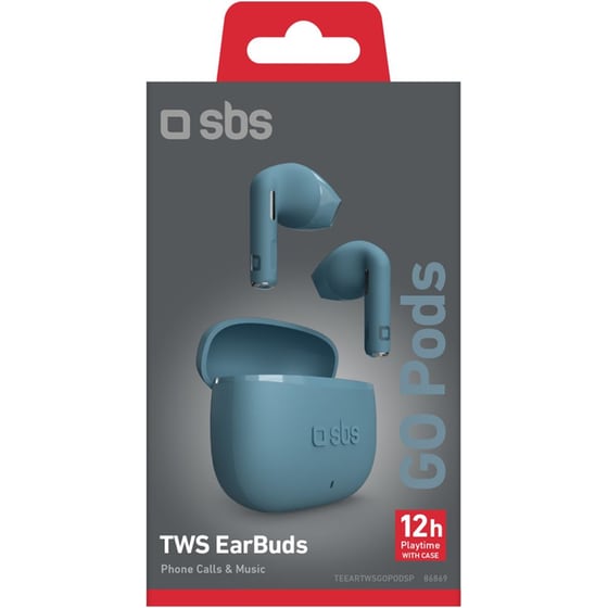 Ακουστικά Bluetooth SBS Go Pods TWS - Petrol Green image 1