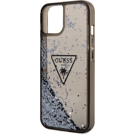 Θήκη Apple iPhone 14 Plus - Guess Triangle Glitter Logo Collection - Μαύρο image 4
