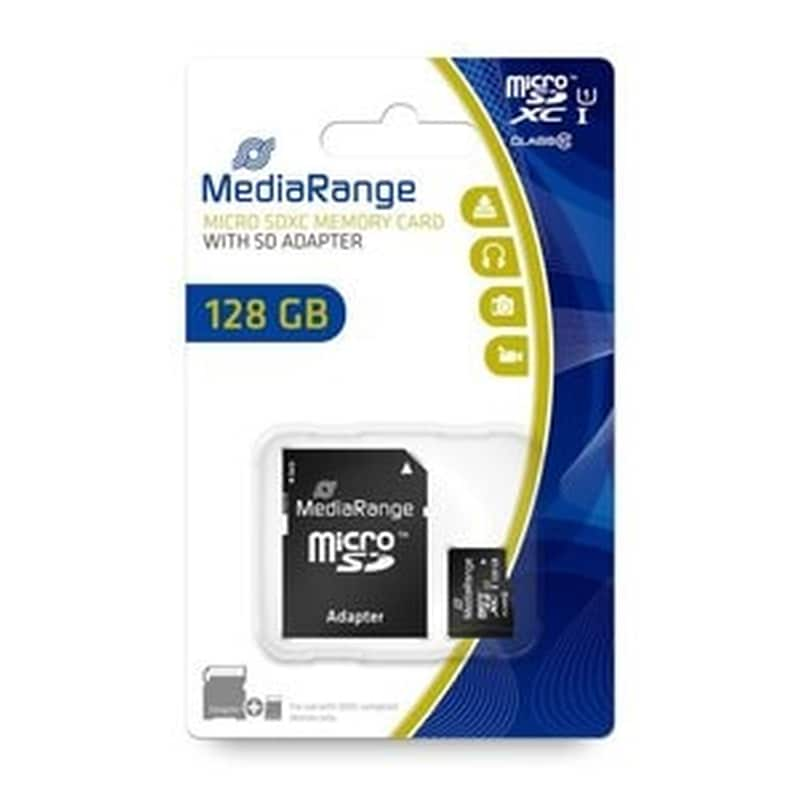 MEDIARANGE MediaRange MR945 microSDXC 128GB Class 10 U1 UHS-I