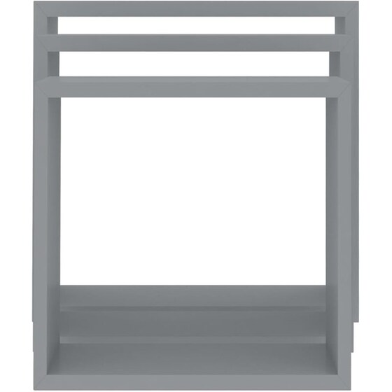 Ράφια Τοίχου VidaXL Κύβοι από MDF 24-30x10x24-30 cm 3 Τμχ - Γκρι image 4