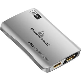Video Capture Powertech CAB-UC081 HDMI/USB 3.0 για Laptop/PC - Γκρι