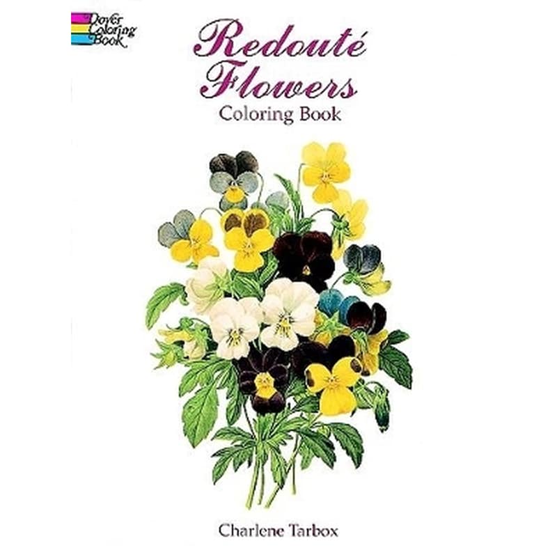 Redoute Roses Colouring Book