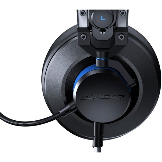 Cougar VM410 Gaming Ενσύρματα Ακουστικά 3.5mm Μαύρα/Μπλε image 4