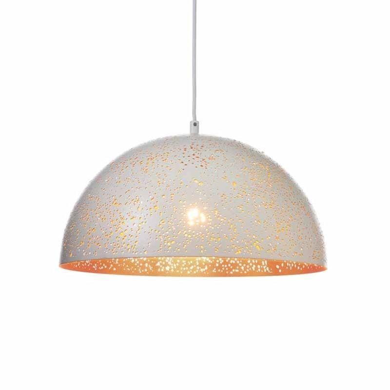 Φωτιστικό Οροφής Μονόφωτο Aca Planetario V363381pwg Μεταλλικό - Λευκό ACA DECOR