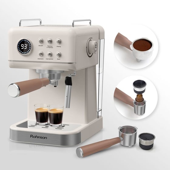 ROHNSON R-98036 1350 W 20 bar Μηχανή Espresso image 5