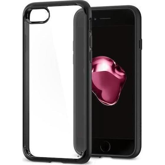 Θήκη Apple iPhone SE 2020 - Spigen Ultra Hybrid 2 - Black image 1