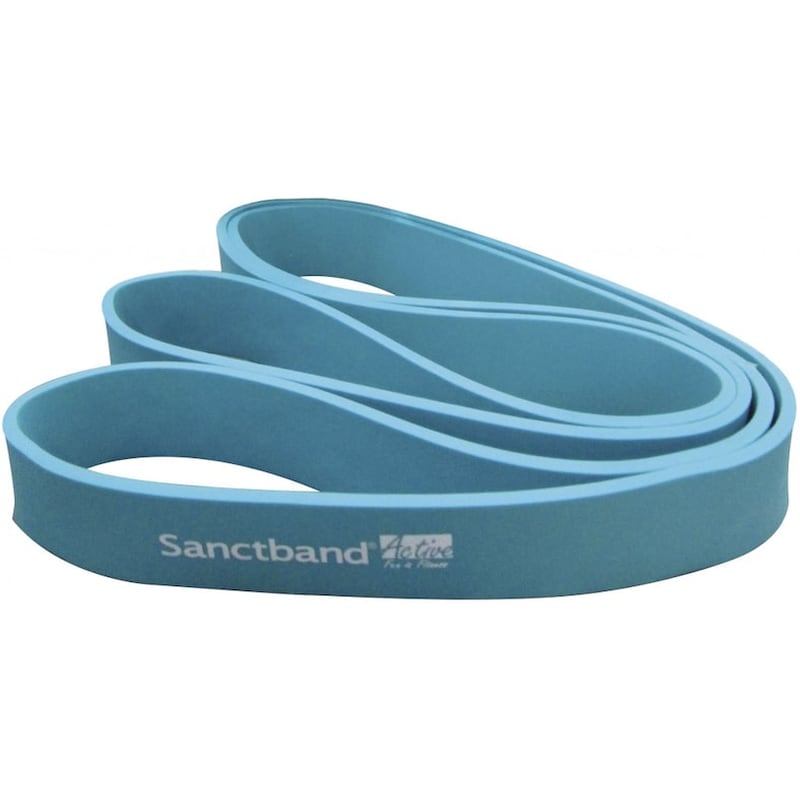 SANCTBAND Λάστιχο Γυμναστικής Sanctband Active Super Loop Band Σκληρό+ - Μπλε