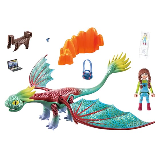PLAYMOBIL® DreamWorks Dragons: The Nine Realms - Feathers και Alex (71083) image 1