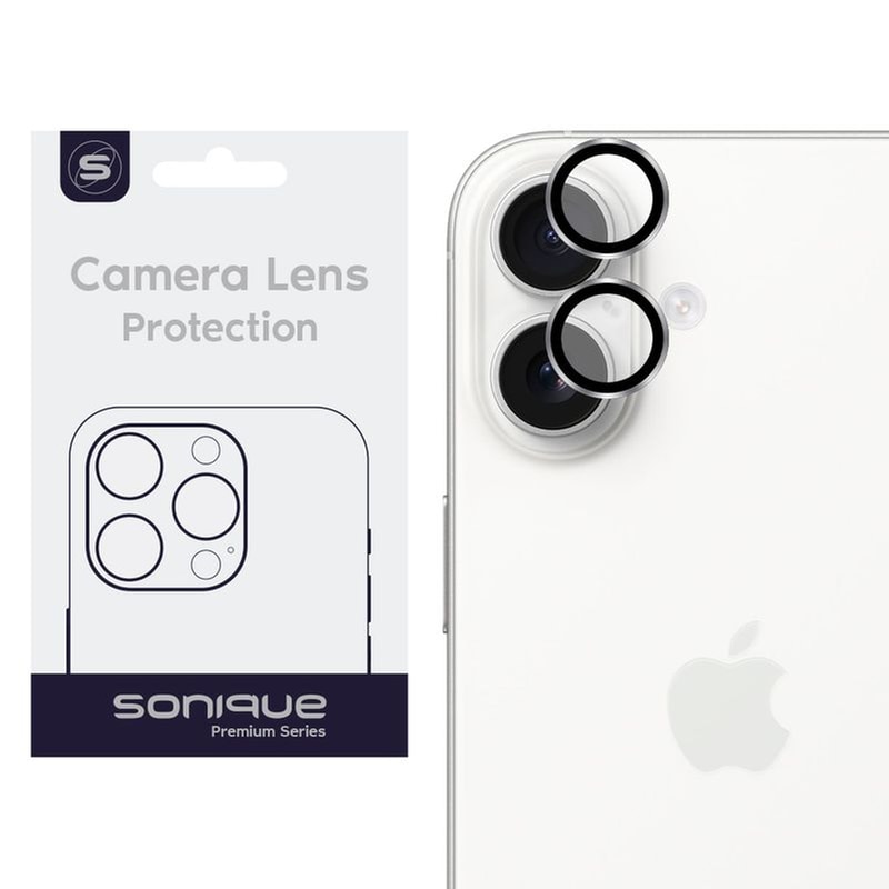 SONIQUE Camera Protection Sonique Lens Pro Apple Iphone 16 / Iphone 16 Plus Silver