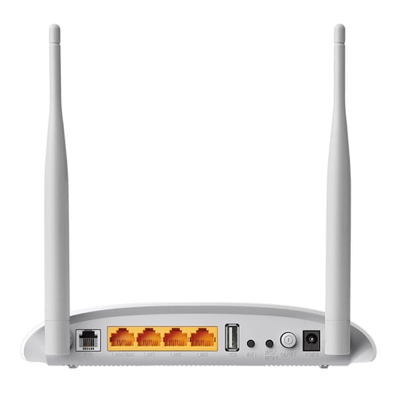 TP-LINK TD-W9970 v2 Ασύρματο VDSL2 Router Wi-Fi 4 με 4 Θύρες Ethernet image 3