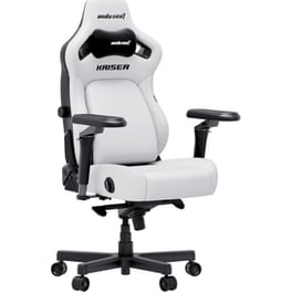 Καρέκλα Gaming Anda Seat Kaiser 4 V2 XLarge με 6D Μπράτσα Δερματίνης - Λευκή
