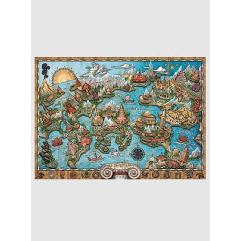 RAVENSBURGER Παζλ Μυστηριώδης Ατλαντίδα, (1000 Κομμάτια)