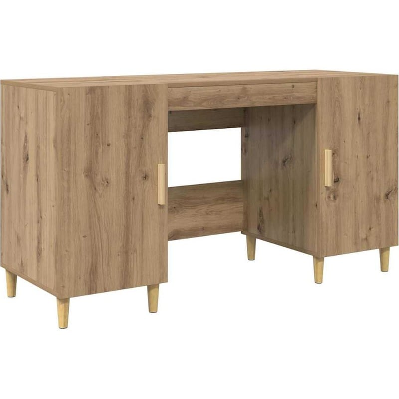 Γραφείο VidaXL από Επεξεργασμένο Ξύλο 140x50x75 cm - Artisan Δρυς