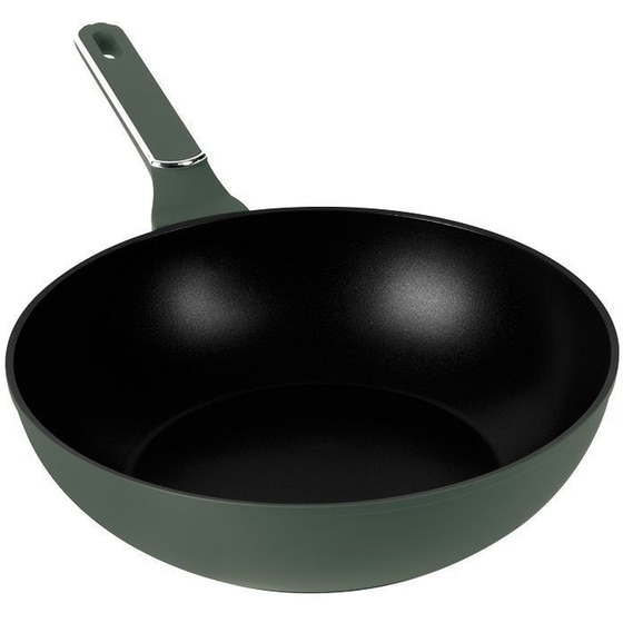 Αντικολλητικό Τηγάνι WOK BERLINGER HAUS BH-8158 28 cm Πράσινο image 0