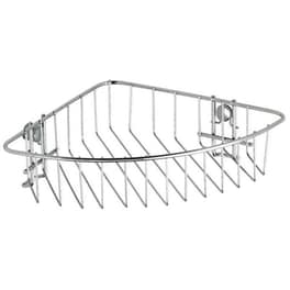 Ράφι Μπάνιου Wenko Μεταλλικό 26.5x19.5x6cm - Ασημί