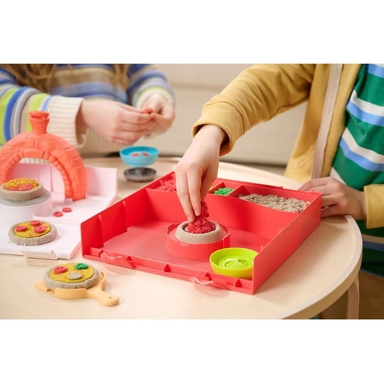 Kinetic&nbsp;Sand&nbsp;Παιχνίδι Κατασκευών με Άμμο Pizza Workshop image 8