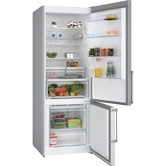 BOSCH KGN56XIER No Frost 508 Lt Brushed Steel Antifinger Ψυγειοκαταψύκτης image 2